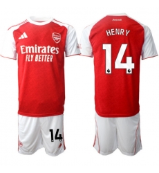 Men Arsenal 2026 Soccer Jerseys Red White #14 Henry