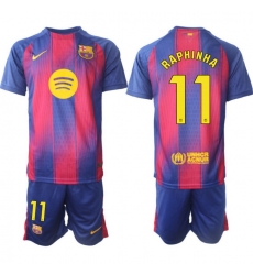Men FC Barcelona 2026 Soccer Jerseys PinkBlue #11 RAPHINHA Men FC Barcelona 2026 Soccer Jerseys PinkBlue #11 RAPHINHA