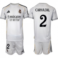 Men Real Madrid 2026 Soccer Jerseys White #2 CARVAJAL (2)