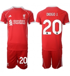 Men Liverpool 2026 Soccer Jerseys Red #20 DIOGO J. Men Liverpool 2026 Soccer Jerseys Red #20 DIOGO J.