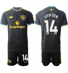 Men Manchester United 2026 Soccer Jerseys Black #14 ERIKSEN Men Manchester United 2026 Soccer Jerseys Black #14 ERIKSEN