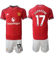 Men Manchester United 2026 Soccer Jerseys Red #17 GARNACHO Men Manchester United 2026 Soccer Jerseys Red #17 GARNACHO