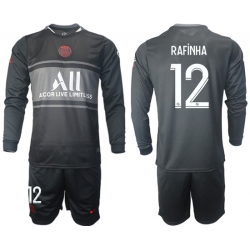 Men Paris Saint Germain Long Sleeve Soccer Jerseys 507