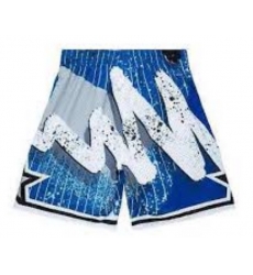 Men Orlando Magic Blue White Mix Color NBA Shorts