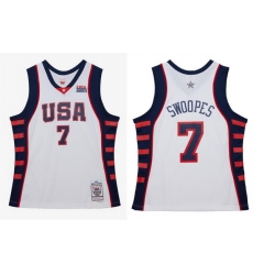 Men Team USA 7 Sheryl Swoopes White 2024 Stitched Jersey Men Team USA 7 Sheryl Swoopes White 2024 Stitched Jersey