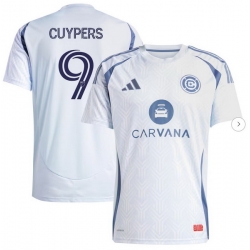 Men's Chicago Fire Hugo Cuypers adidas Light Blue 2025 The Municipal Kit Replica Player Jersey