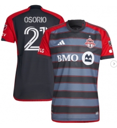 Men's Toronto FC Jonathan Osorio adidas Gray 2023 Club Kit Authentic Player Jersey