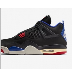 Men Air Jordan 4 Black Retro Fashion Shoes 25AS5