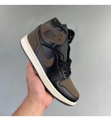 Women Nike Air Jordan 1 Black Brown Basketball Shoes Women Nike Air Jordan 1 Black Brown Basketball Shoes