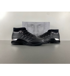 Air Jordan 17 Black Color Basketball Shoes 25G62