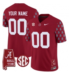 Men Women Youth Alabama Crimson Tide Vapor Limited Custom Jersey Alabama State Style All Stitched Crimson