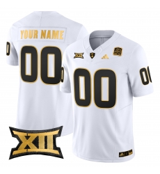 Men Women Youth Arizona State Sun Devils 2024 Gold Vapor Limited Custom Jersey All Stitched White Gold
