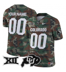 Men Women Youth Colorado Buffaloes 2024 Military Vapor Limited Custom Jersey All Stitched