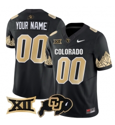 Men Women Youth Colorado Buffaloes Vapor Limited Custom Jersey V4 Big 12 XII Patch All stitched Black