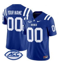 Men Women Youth Duke Blue Devils 2024 Vapor Limited Custom Jersey All Stitched Royal