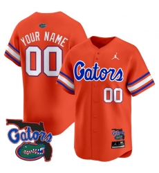 Men Women Youth Florida Gators 2024 Florida Patch Vapor Baseball Custom Jersey All Stitched Orange