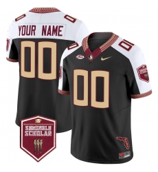 Men Women Youth Florida State Seminoles 2024 Seminole Scholar Patch Vapor Limited Custom Jersey All Stitched Black Alternate Men Women Youth Florida State Seminoles 2024 Seminole Scholar Patch Vapor Limited Custom Jersey All Stitched Black Alternate