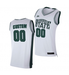 Michigan State Spartans Custom White Limited Retro Michigan State Spartans Jersey Michigan State Spartans Custom White Limited Retro Michigan State Spartans Jersey