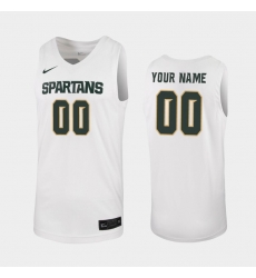 Michigan State Spartans Custom White Replica Men'S Jersey Michigan State Spartans Custom White Replica Men'S Jersey