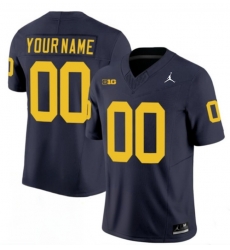 Men Michigan Wolverines ACTIVE PLAYER Custom Navy 2024 F U S E Stitched Jersey Men Michigan Wolverines ACTIVE PLAYER Custom Navy 2024 F U S E Stitched Jersey