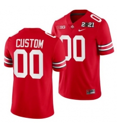 Ohio State Buckeyes Custom Scarlet 2021 Sugar Bowl Champions College Football Playoff College Football Playoff Jersey Ohio State Buckeyes Custom Scarlet 2021 Sugar Bowl Champions College Football Playoff College Football Playoff Jersey
