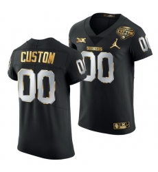 Oklahoma Sooners Custom Black 2020 Cotton Bowl Classic Golden Edition Jersey Oklahoma Sooners Custom Black 2020 Cotton Bowl Classic Golden Edition Jersey