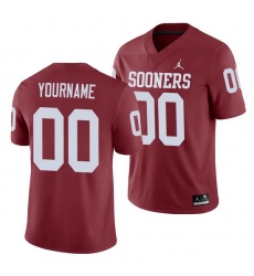 Oklahoma Sooners Custom Crimson Game Men'S Jersey Oklahoma Sooners Custom Crimson Game Men'S Jersey