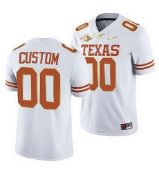 Texas Longhorns Custom White 2021 Red River Showdown Men Jersey Texas Longhorns Custom White 2021 Red River Showdown Men Jersey