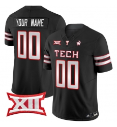 Men Women Youth Texas Tech Red Raiders 2024 Patrick Mahomes Symbol Vapor Limited Custom Jersey All Stitched Black