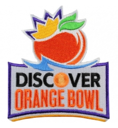 NCAA Discover Orange Bowl Jersey Patch Biaog