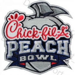 NCAA Peach Bowl Jersey Patch Biaog