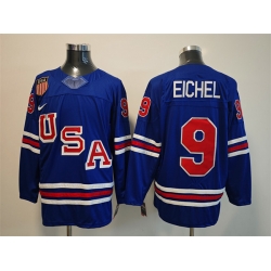 Men USA  9 Jack Eichel Royal 2025 2026 Stitched Jersey
