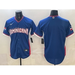 Men Dominican Republic Baseball Blank Royal 2026 World Baseball Classic Stadium Stitched Jersey