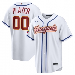 Men Venezuela Baseball Active Player Custom White 2026 World Baseball Classic Home Stadium Stitched Jersey