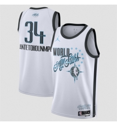 Men 2026 All Star 34 Giannis Antetokounmpo White Stitched Basketball Jersey Men 2026 All Star 34 Giannis Antetokounmpo White Stitched Basketball Jersey