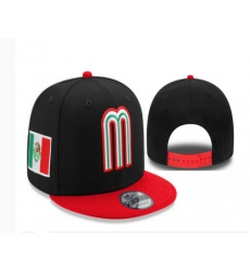 Mexico Baseball Snapback Cap 015
